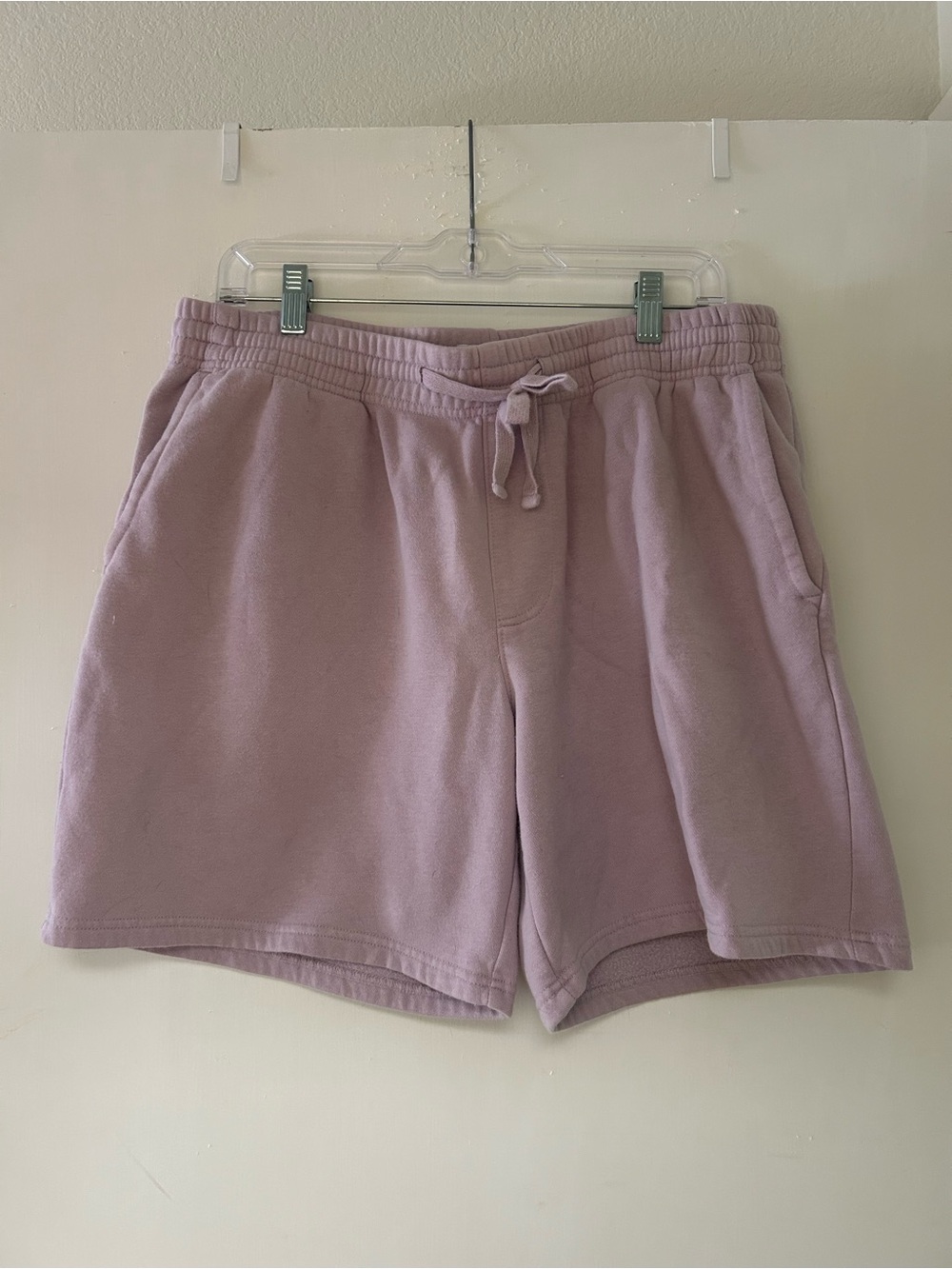 Abound Lilac Drawstring Sweat Shorts. Size L
